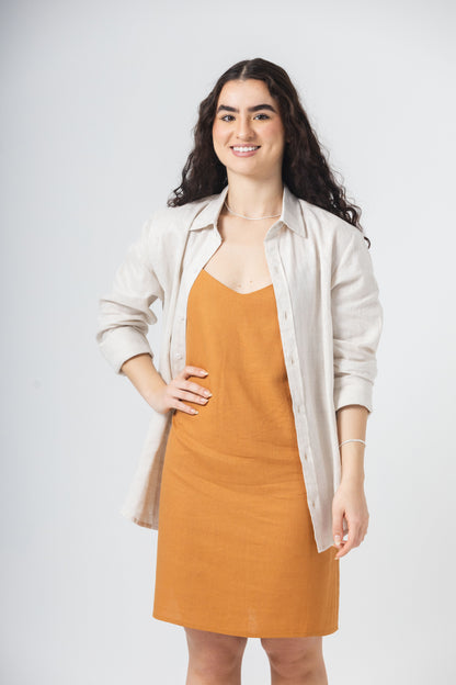 Camisa 100% Linho Paris