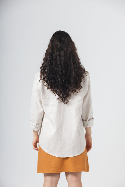 Camisa 100% Linho Paris