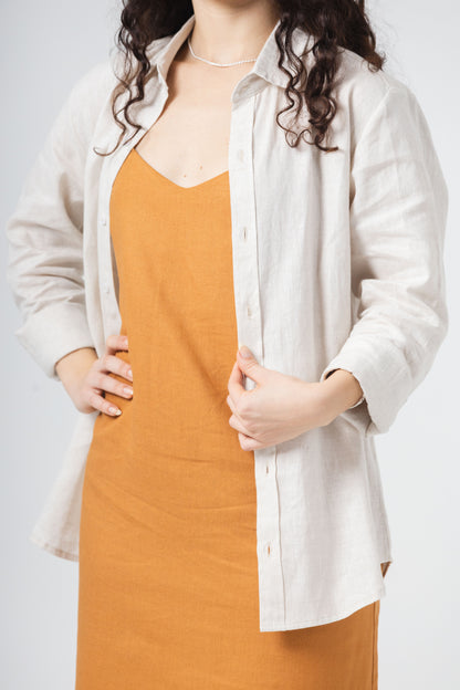 Camisa 100% Linho Paris