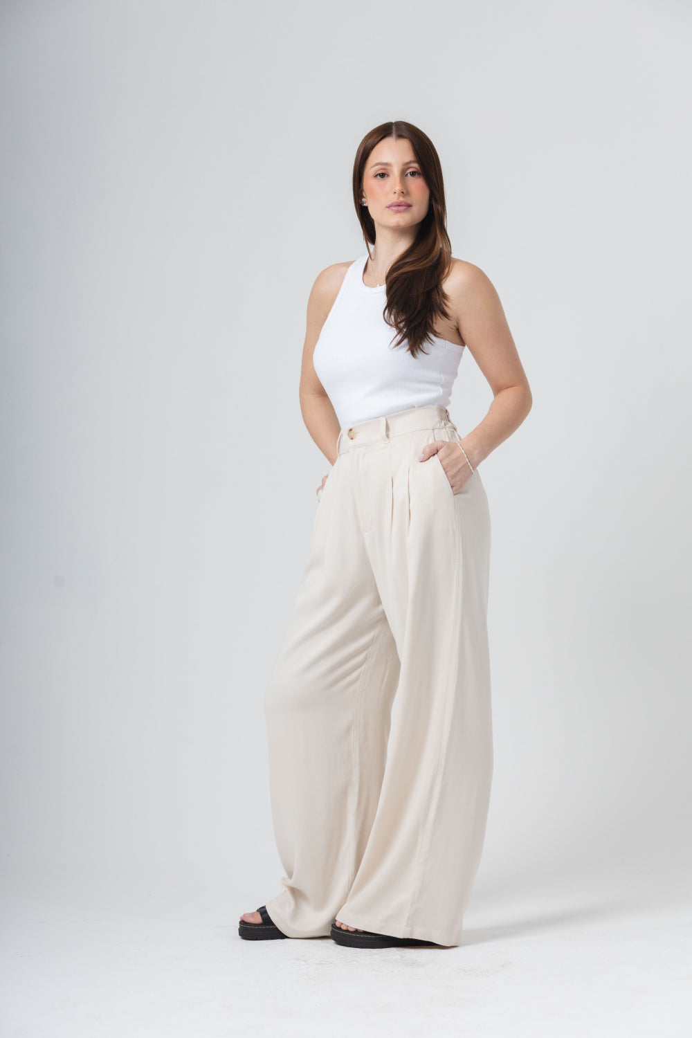 Calça Wide Leg Londres
