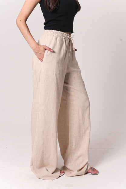 Calça Pantalona Bali Linho & Viscose