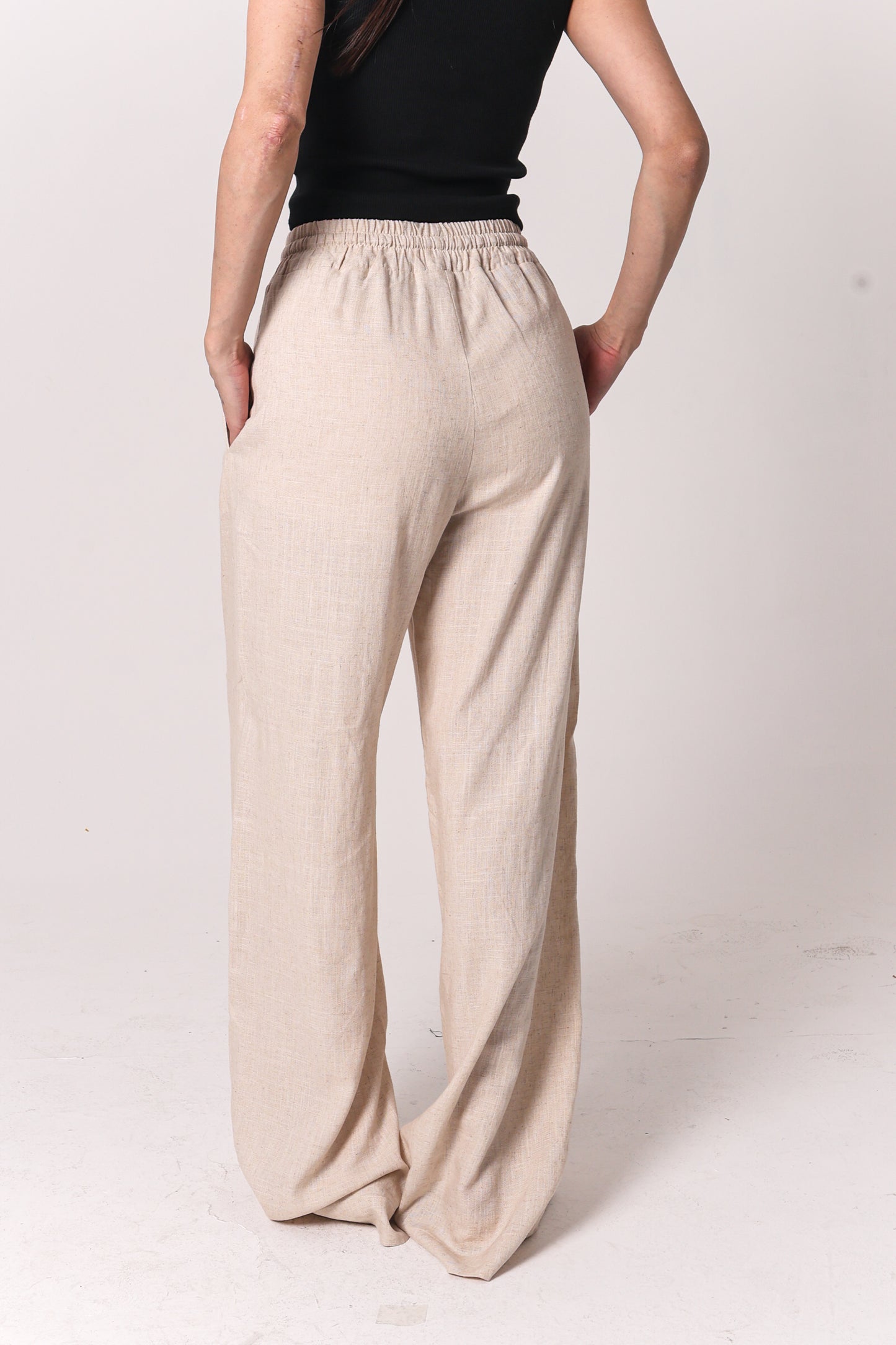 Calça Pantalona Bali Linho & Viscose