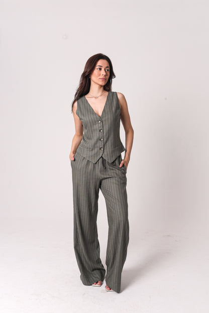 Colete Noronha Feminino em Viscose com Linho