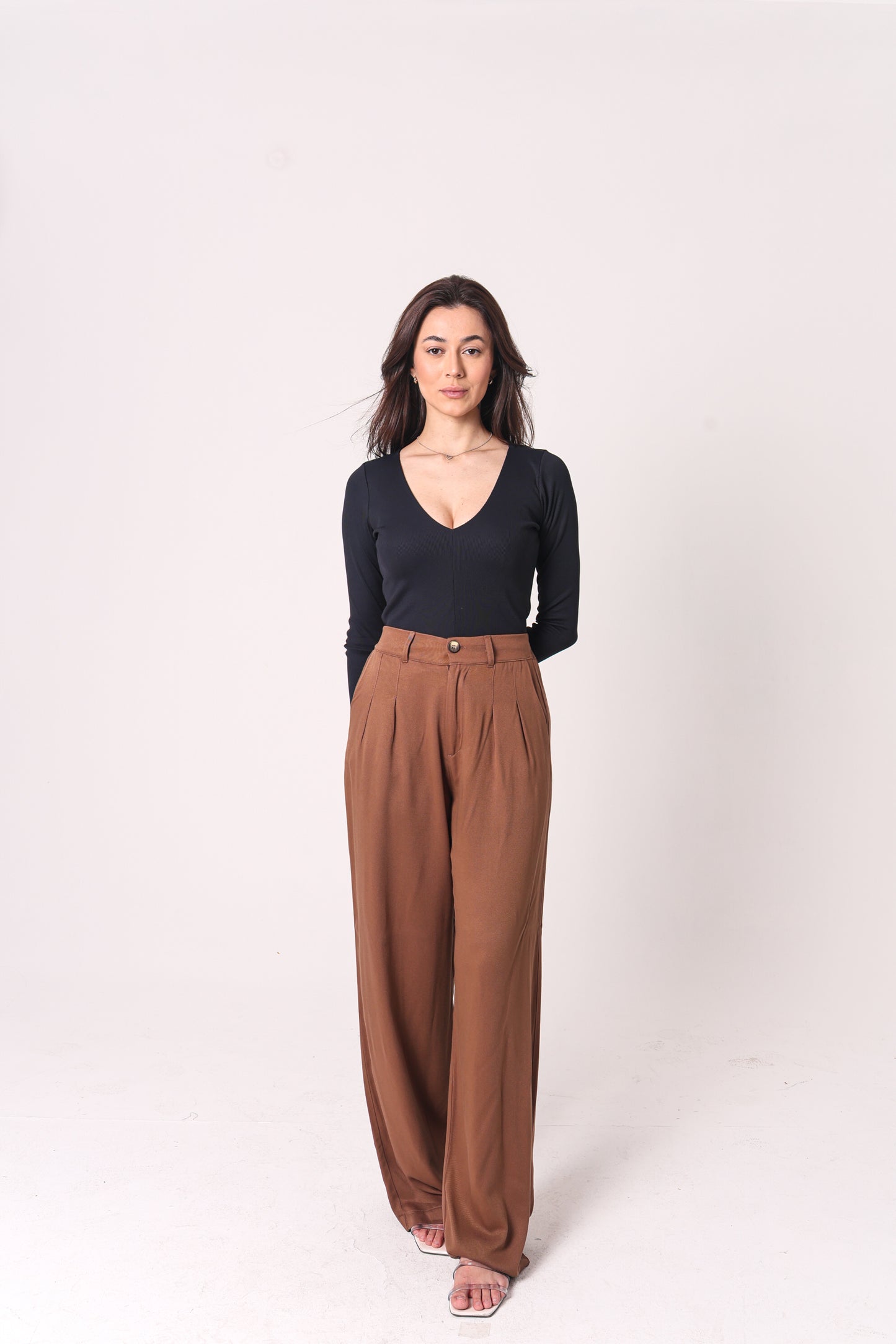 Calça Wide Leg Londres em Viscose — 4 Comprimentos