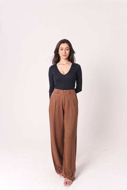 Calça Wide Leg Londres em Viscose — 4 Comprimentos