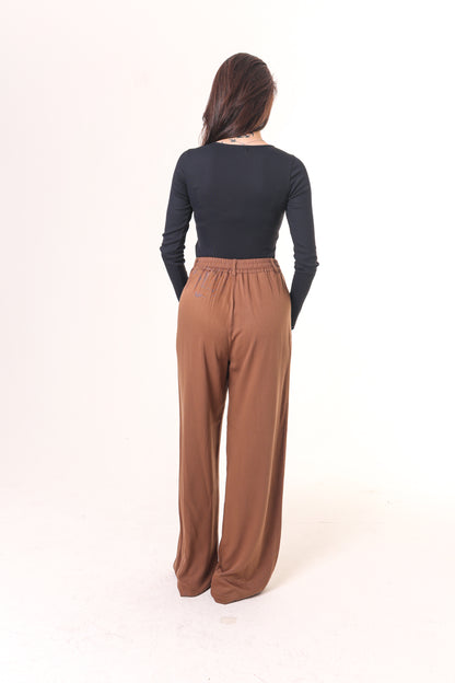 Calça Wide Leg Londres em Viscose — 4 Comprimentos