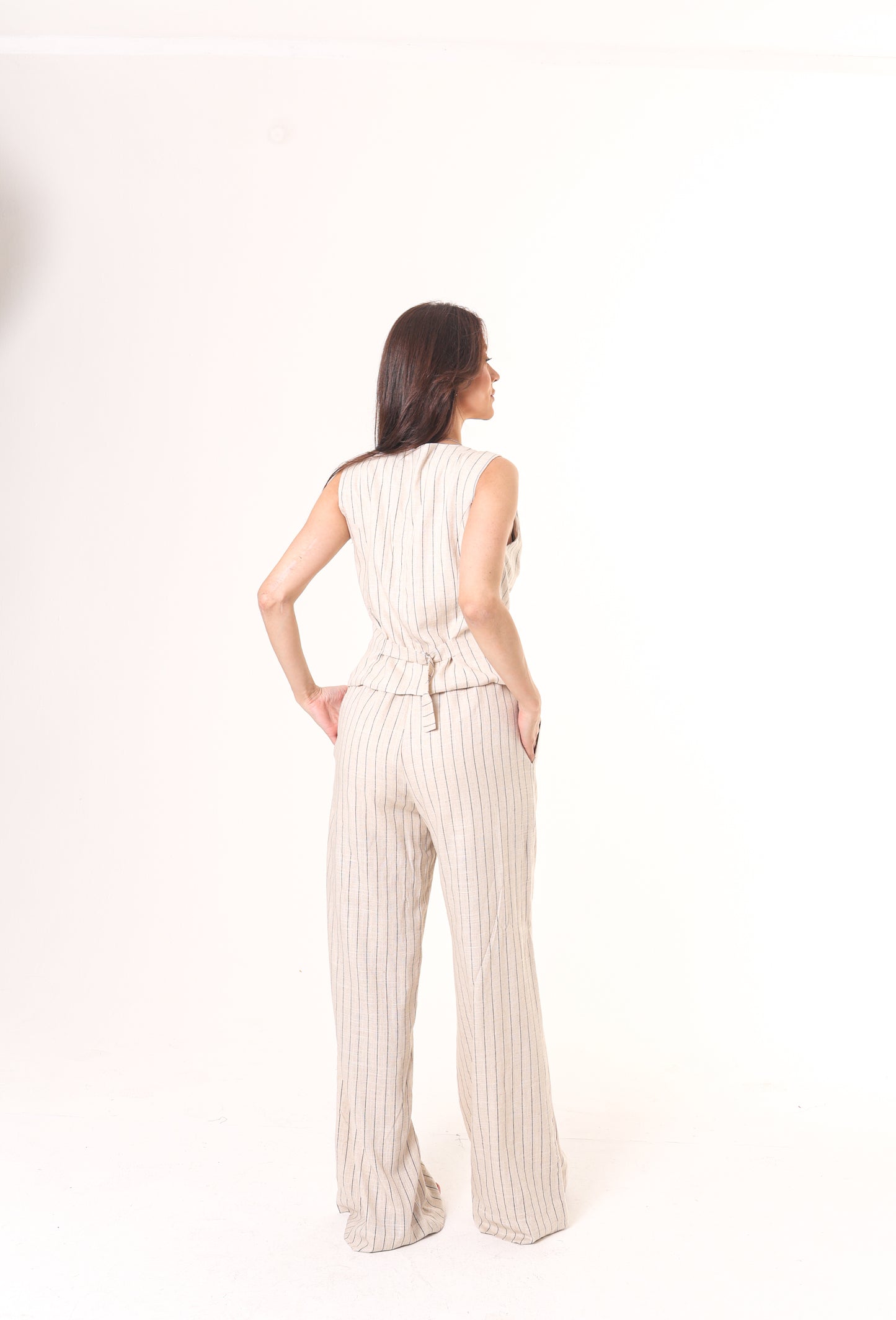 Colete Noronha Feminino em Viscose com Linho