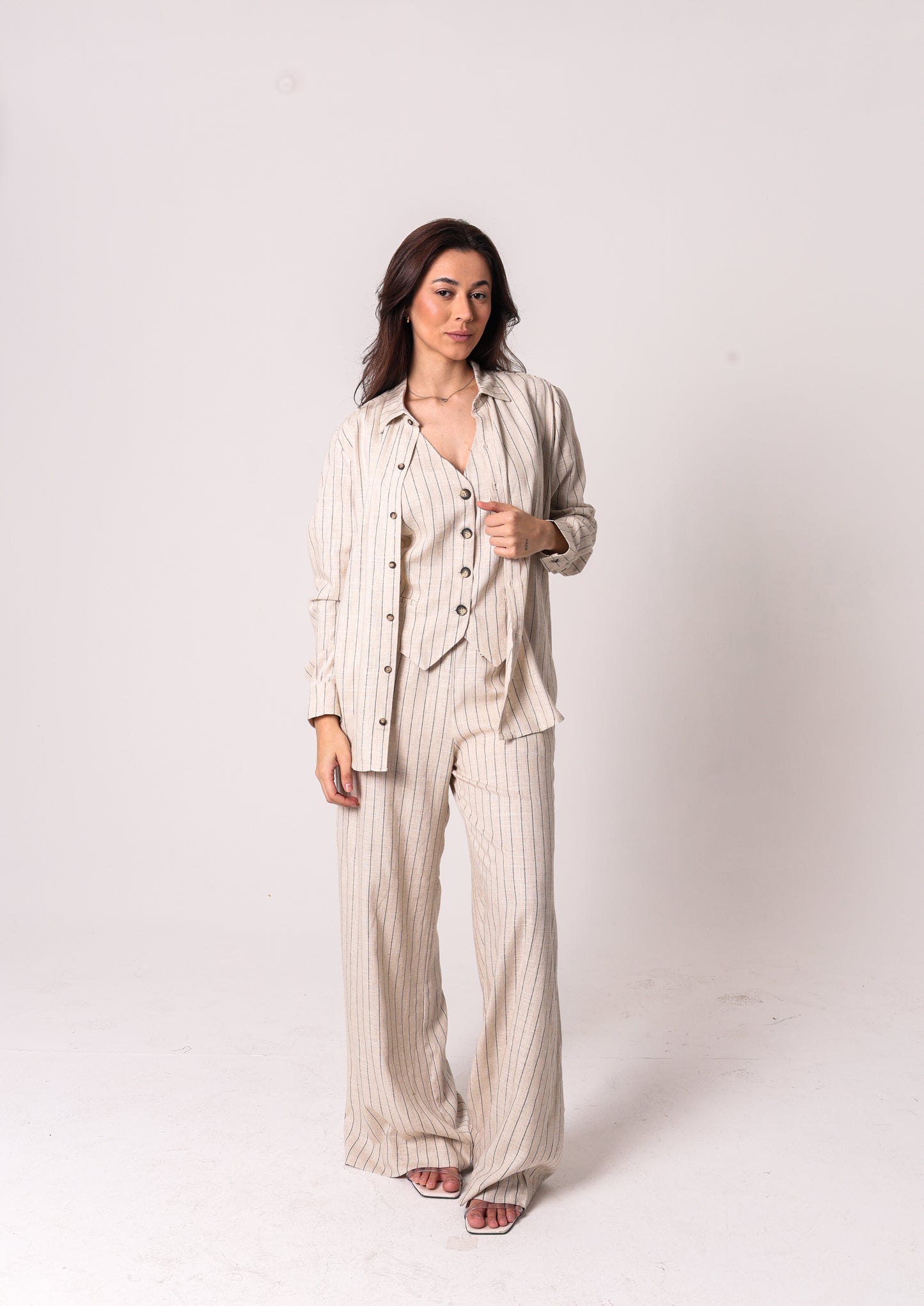 Camisa Noronha Feminino em Viscose com Linho