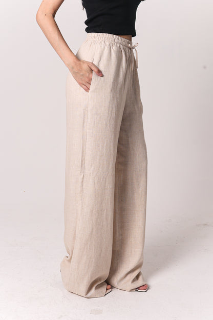 Calça Pantalona Bali Linho & Viscose